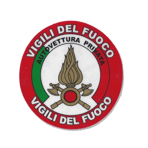 Vigili del fuoco adesivo - vigili,